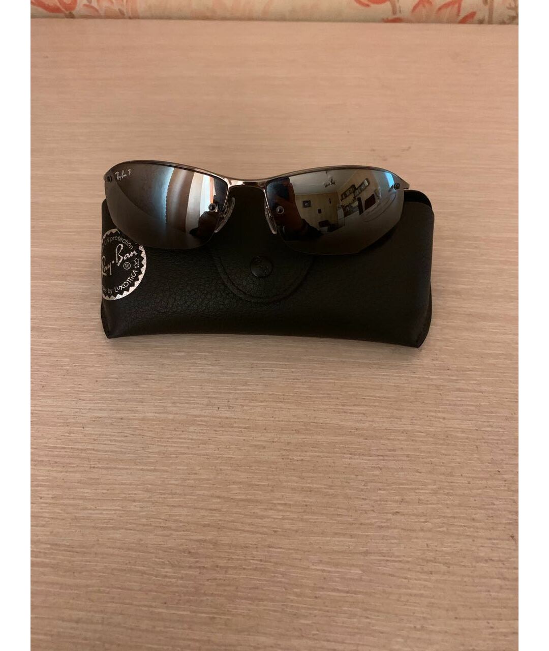 RAY BAN Серебряные металлические солнцезащитные очки, фото 2