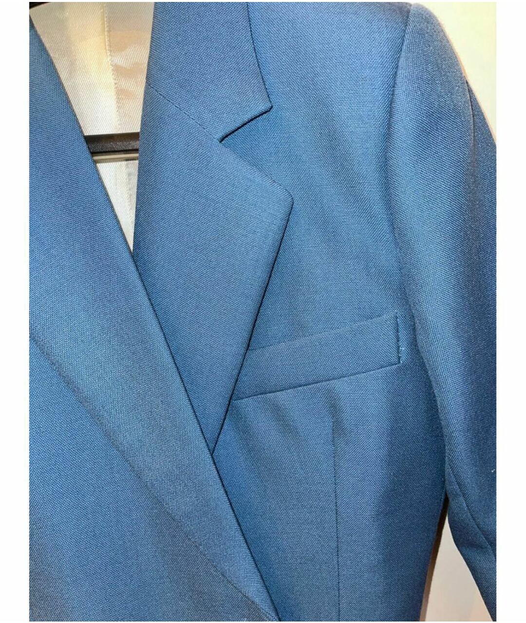 CELINE PRE-OWNED Синий льняной жакет/пиджак, фото 4