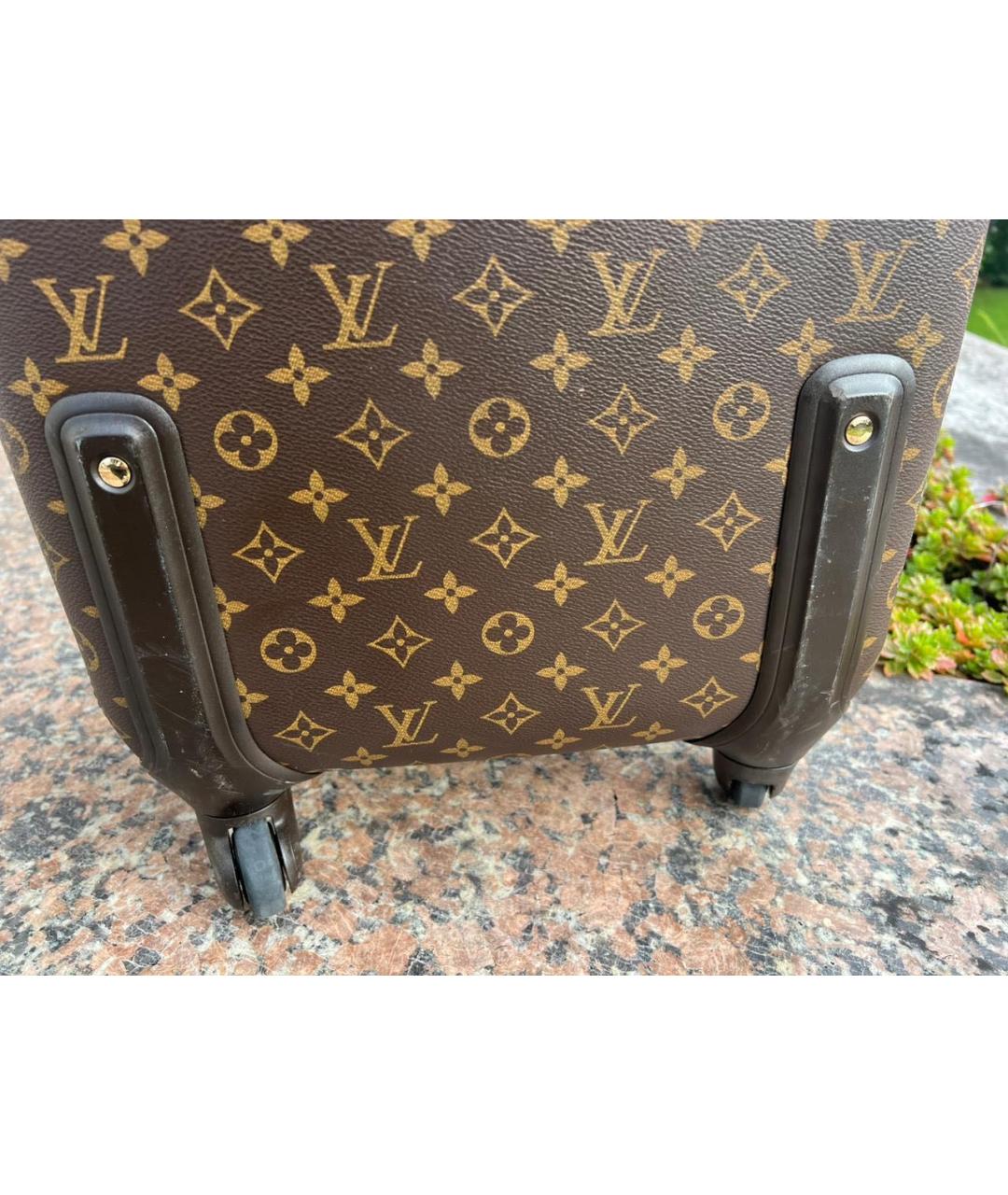 LOUIS VUITTON Коричневый чемодан, фото 3