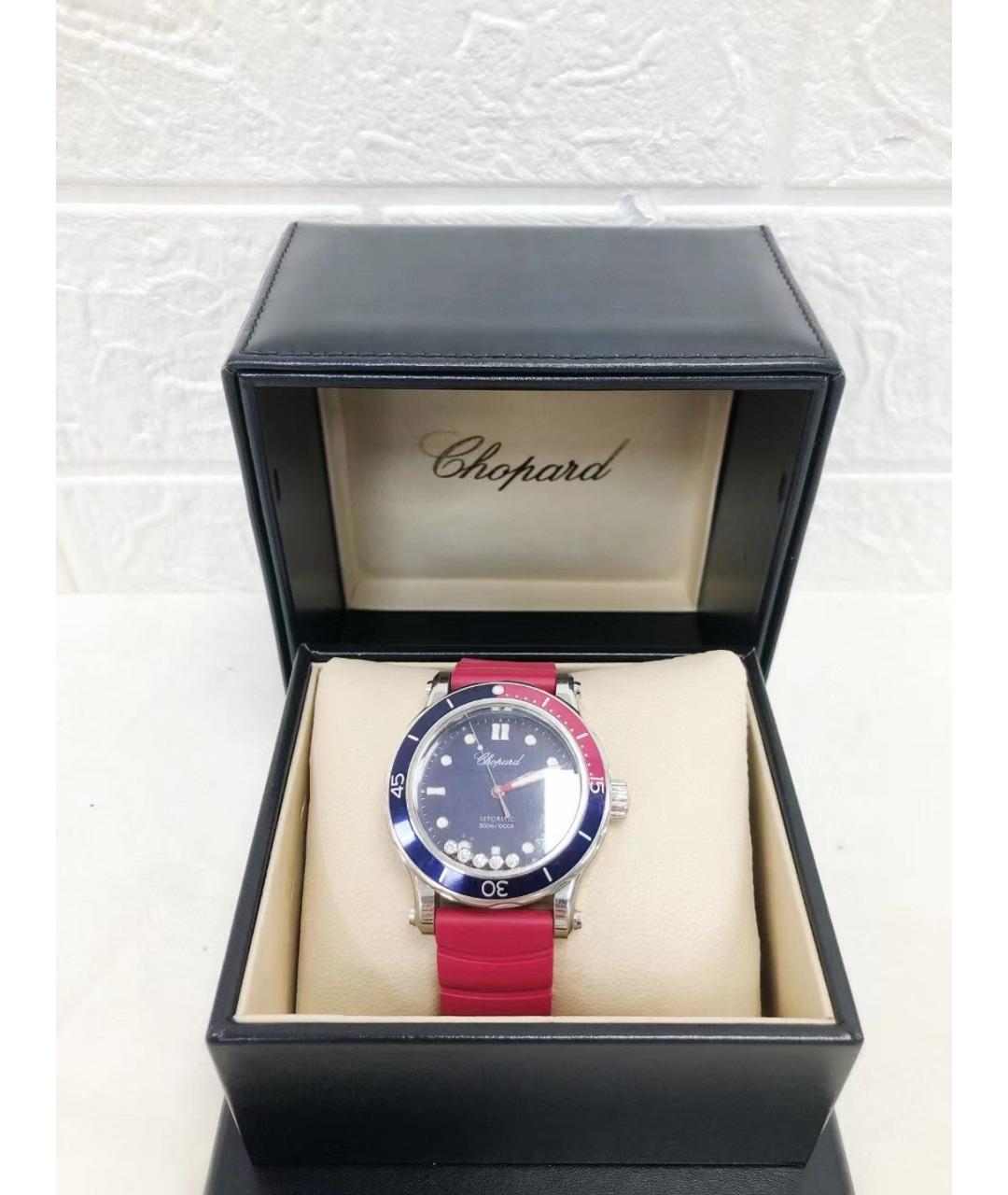 CHOPARD Красные часы, фото 3