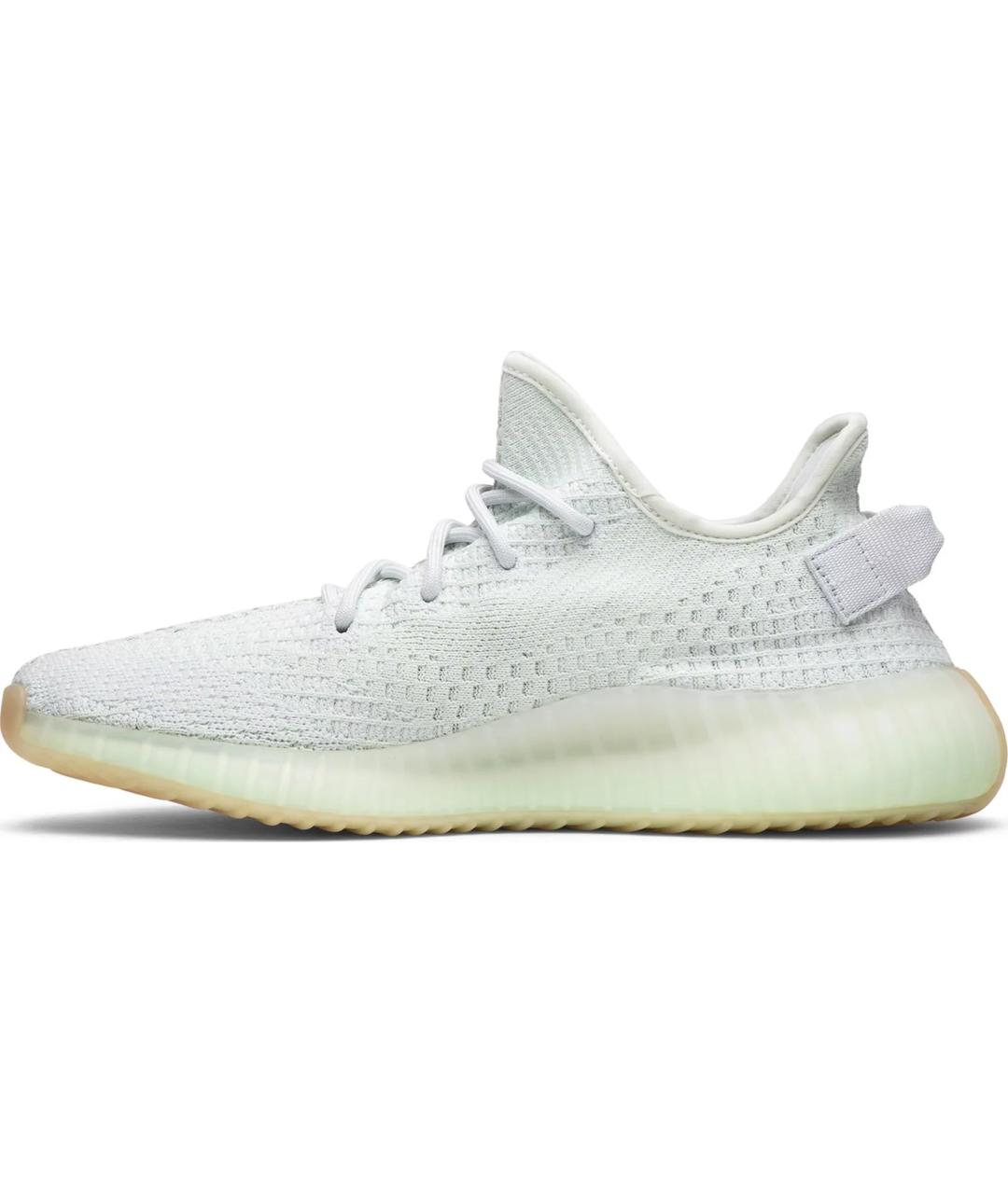 ADIDAS YEEZY Зеленые текстильные кроссовки, фото 2