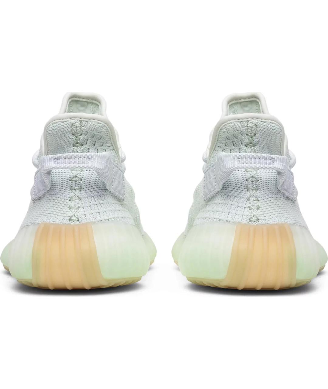 ADIDAS YEEZY Зеленые текстильные кроссовки, фото 3