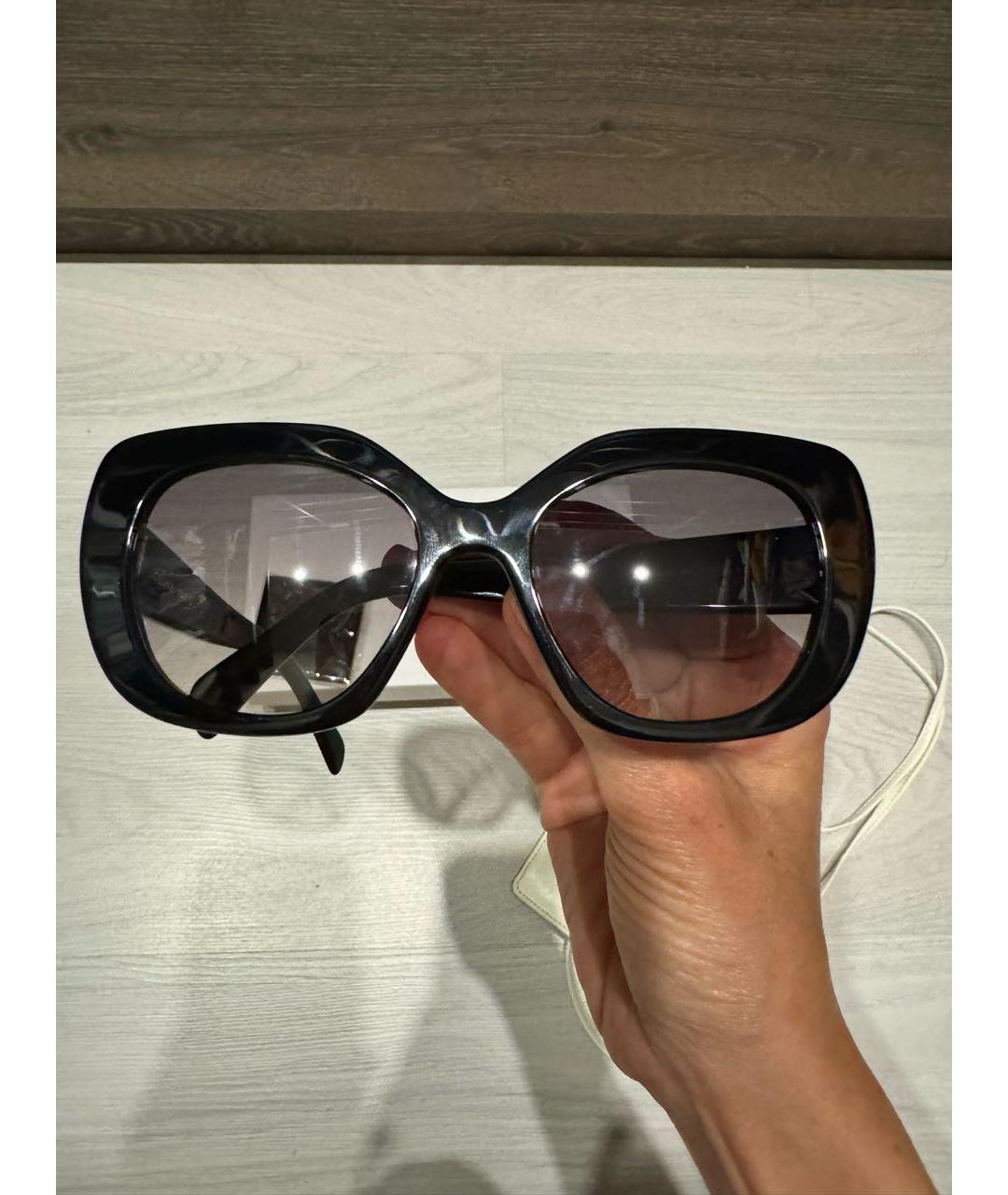 CELINE Черные пластиковые солнцезащитные очки, фото 8