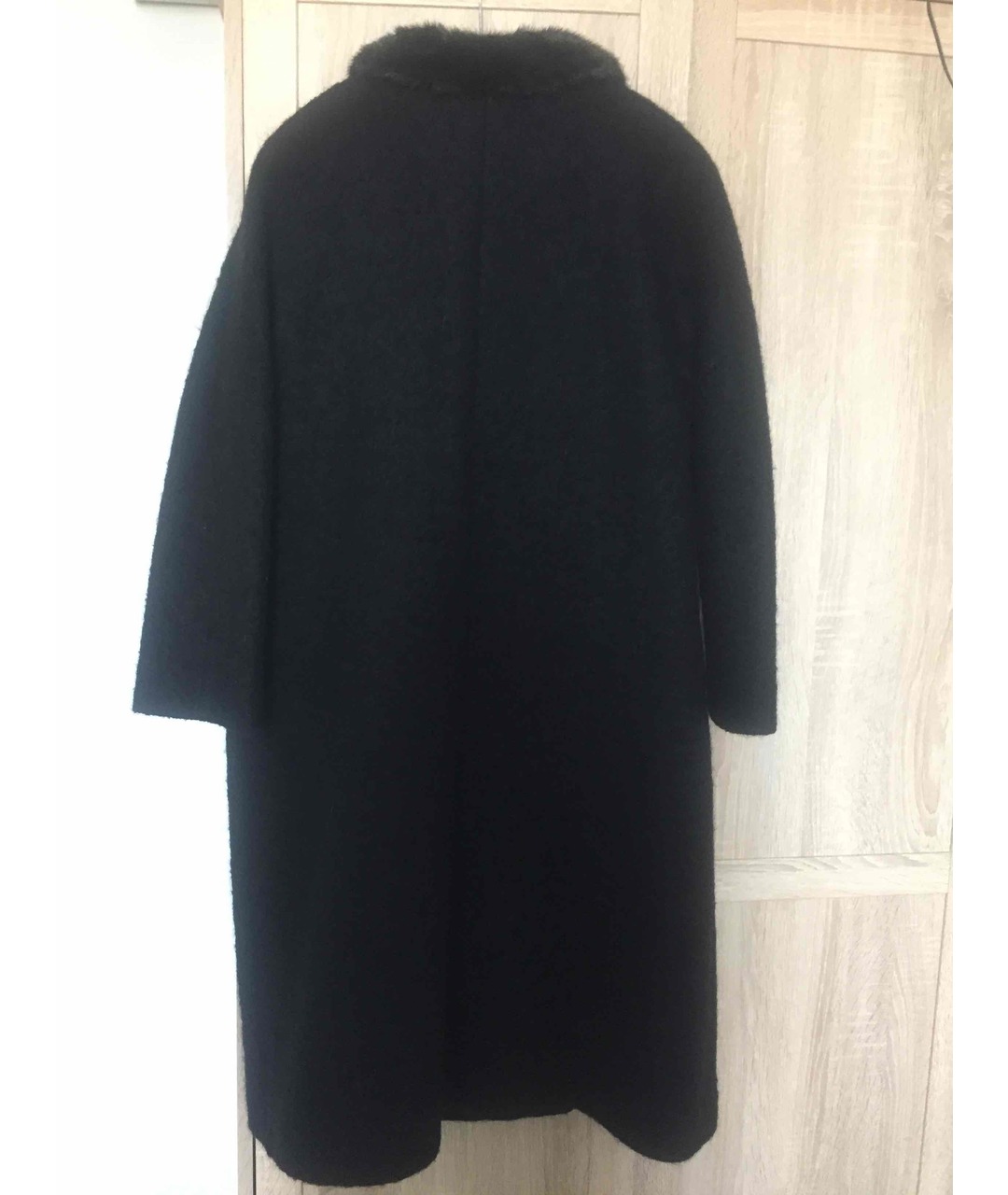 GIAMBATTISTA VALLI Черное шерстяное пальто, фото 2