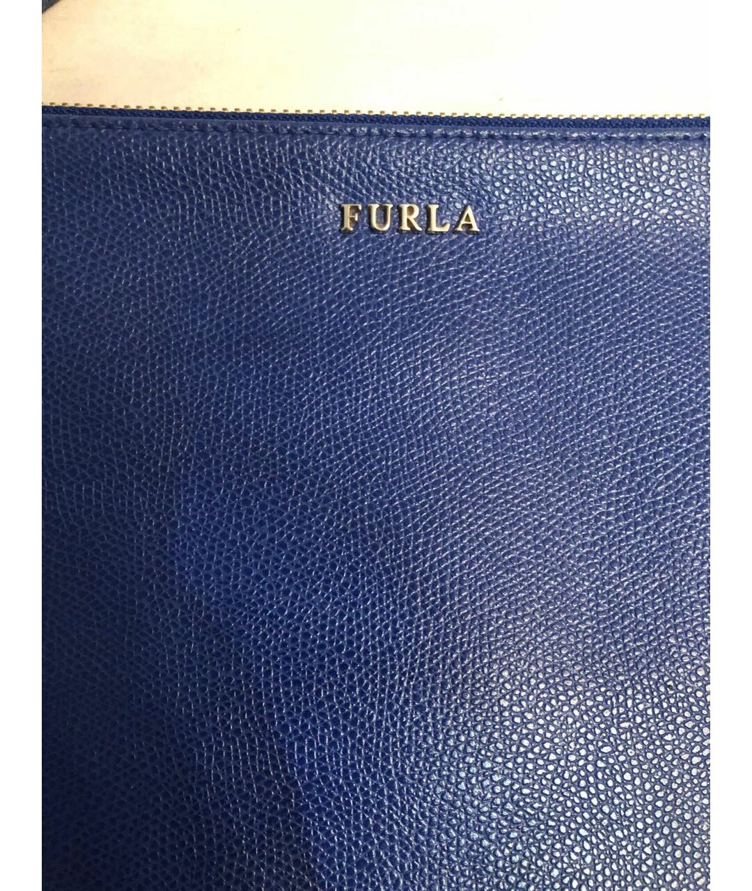 FURLA Синяя кожаная сумка тоут, фото 4