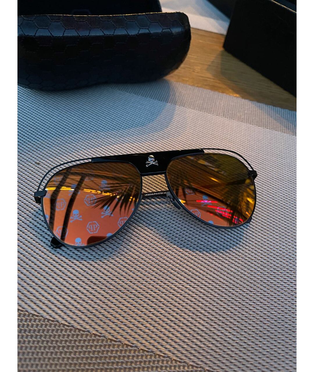 PHILIPP PLEIN Мульти металлические солнцезащитные очки, фото 3