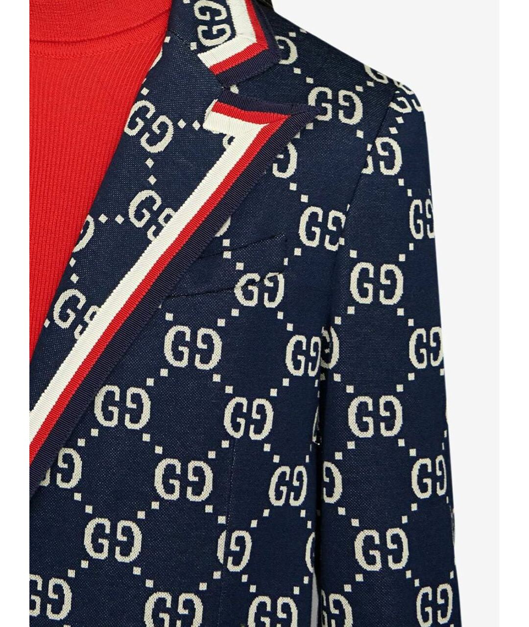 GUCCI Синий жакет/пиджак, фото 3