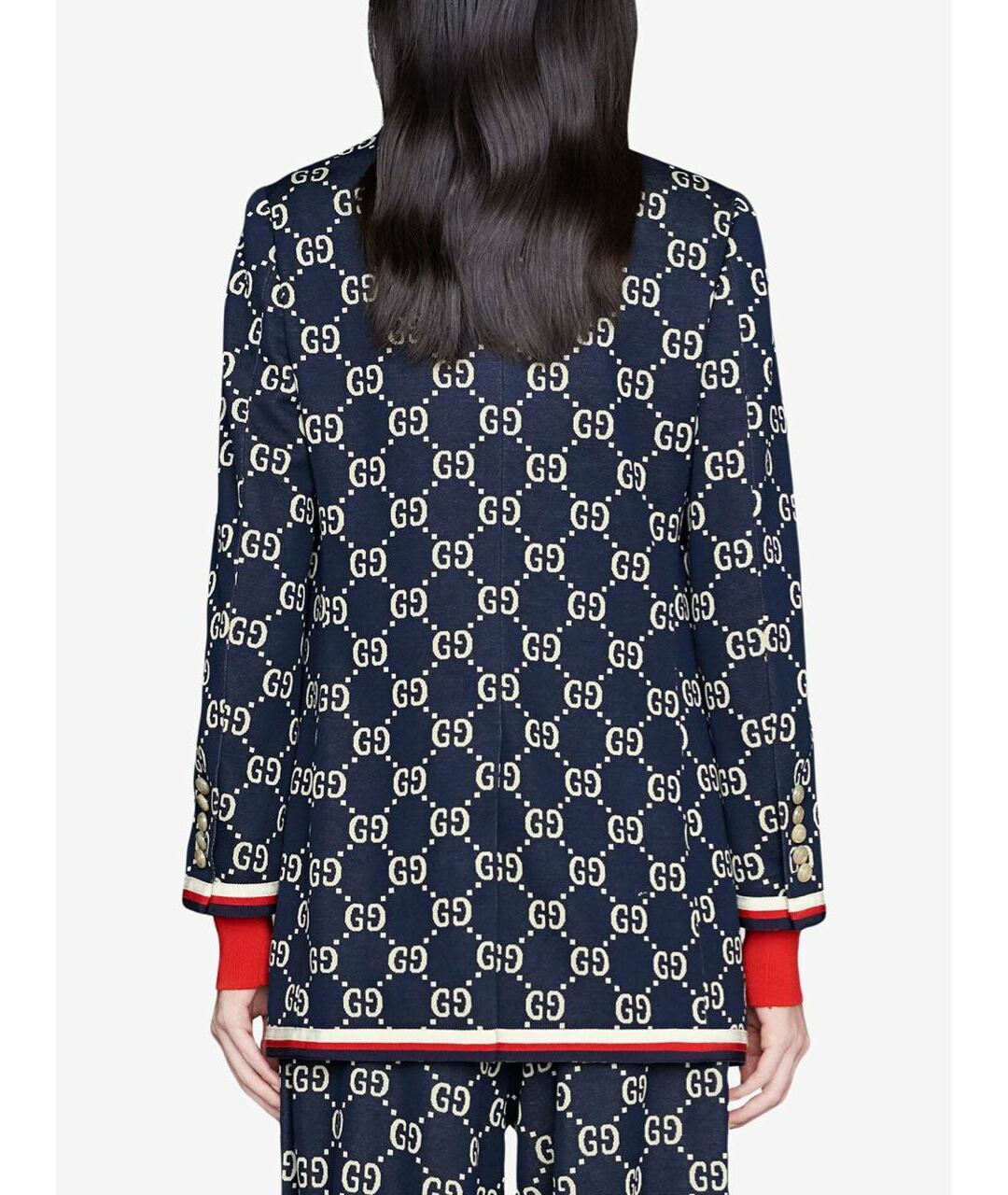 GUCCI Синий жакет/пиджак, фото 4