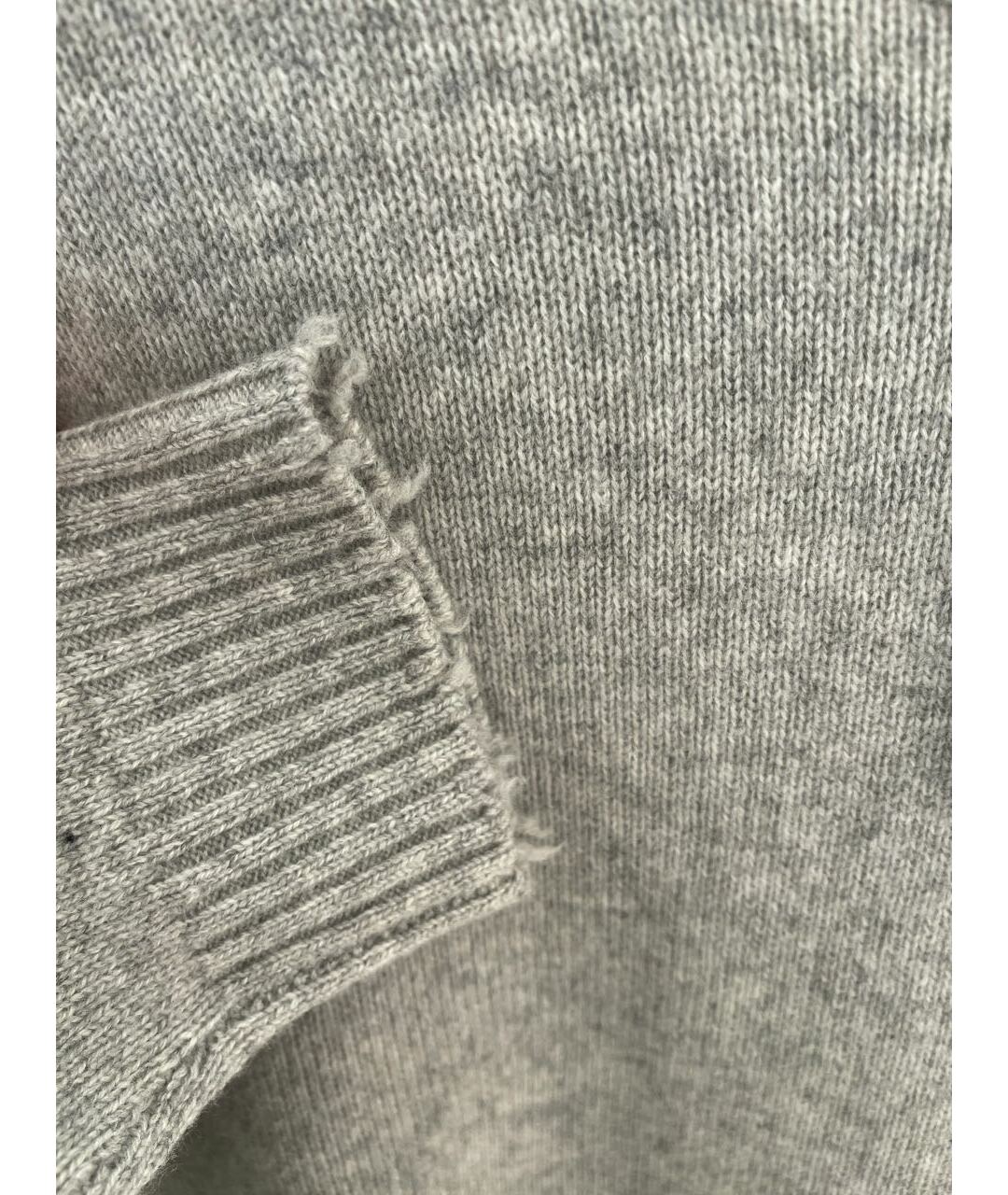 ALLUDE Серый кашемировый джемпер / свитер, фото 4