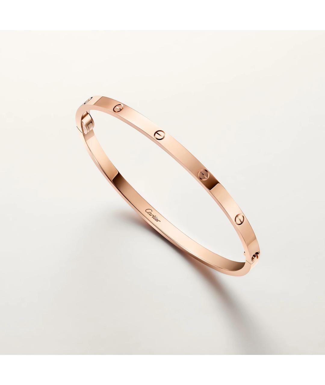 CARTIER Розовый браслет из розового золота, фото 2
