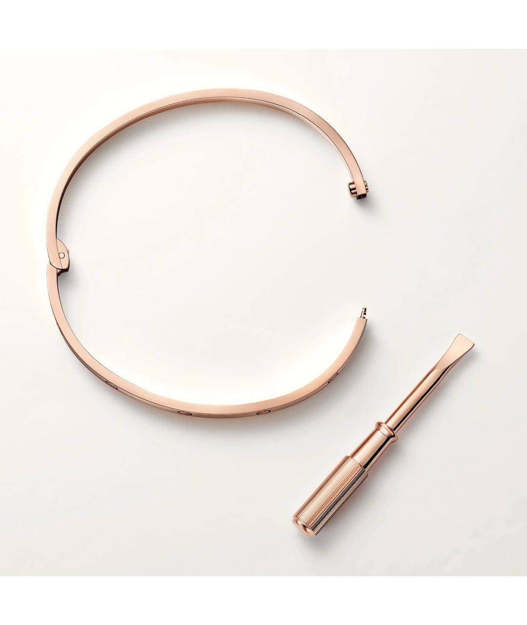 CARTIER Розовый браслет из розового золота, фото 3
