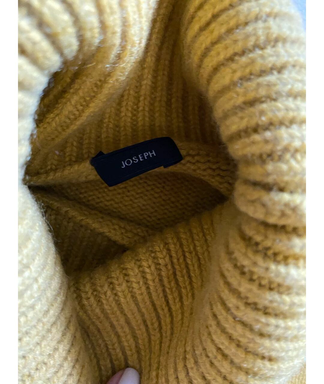 JOSEPH Горчичный кашемировый джемпер / свитер, фото 4