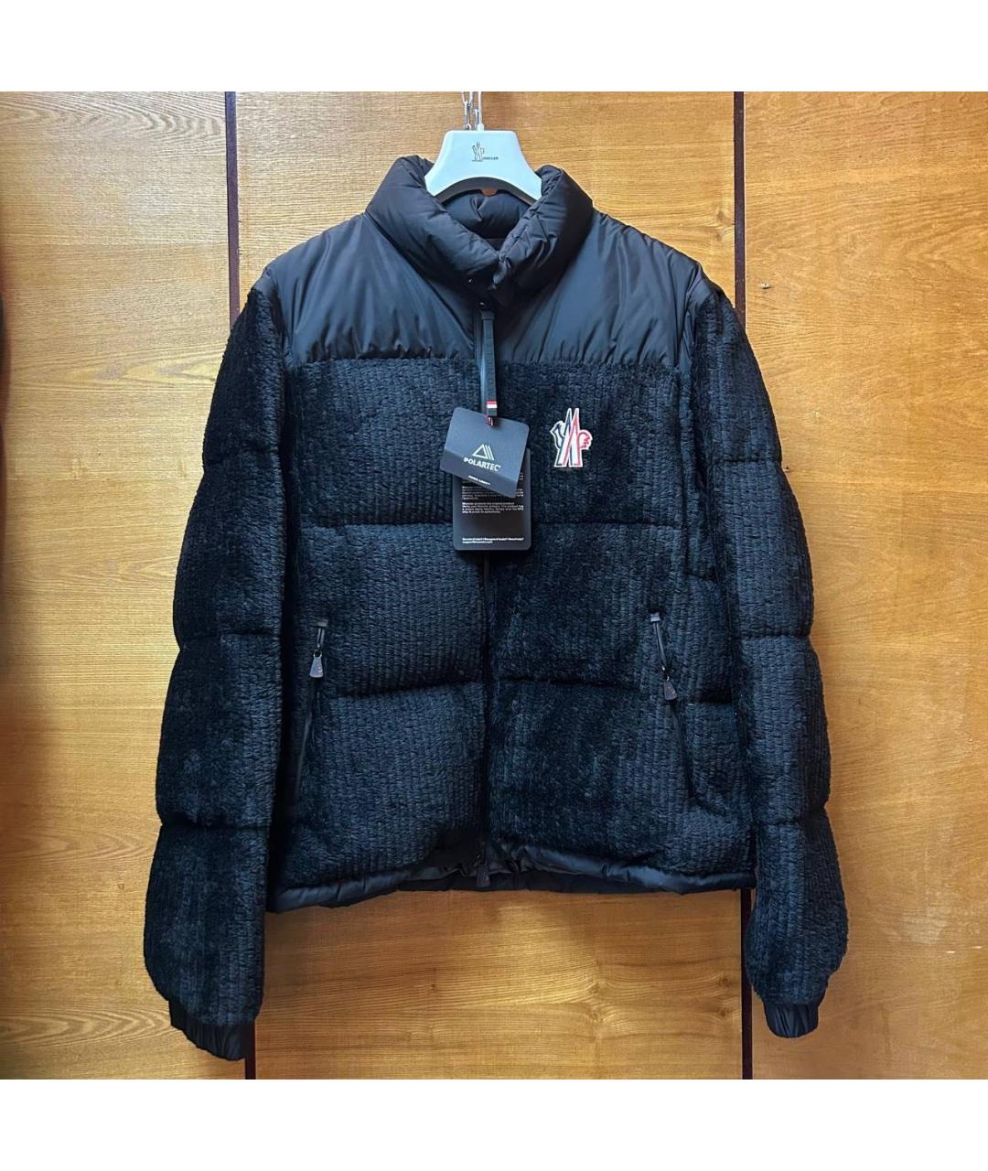 MONCLER GRENOBLE Черный пуховик, фото 8