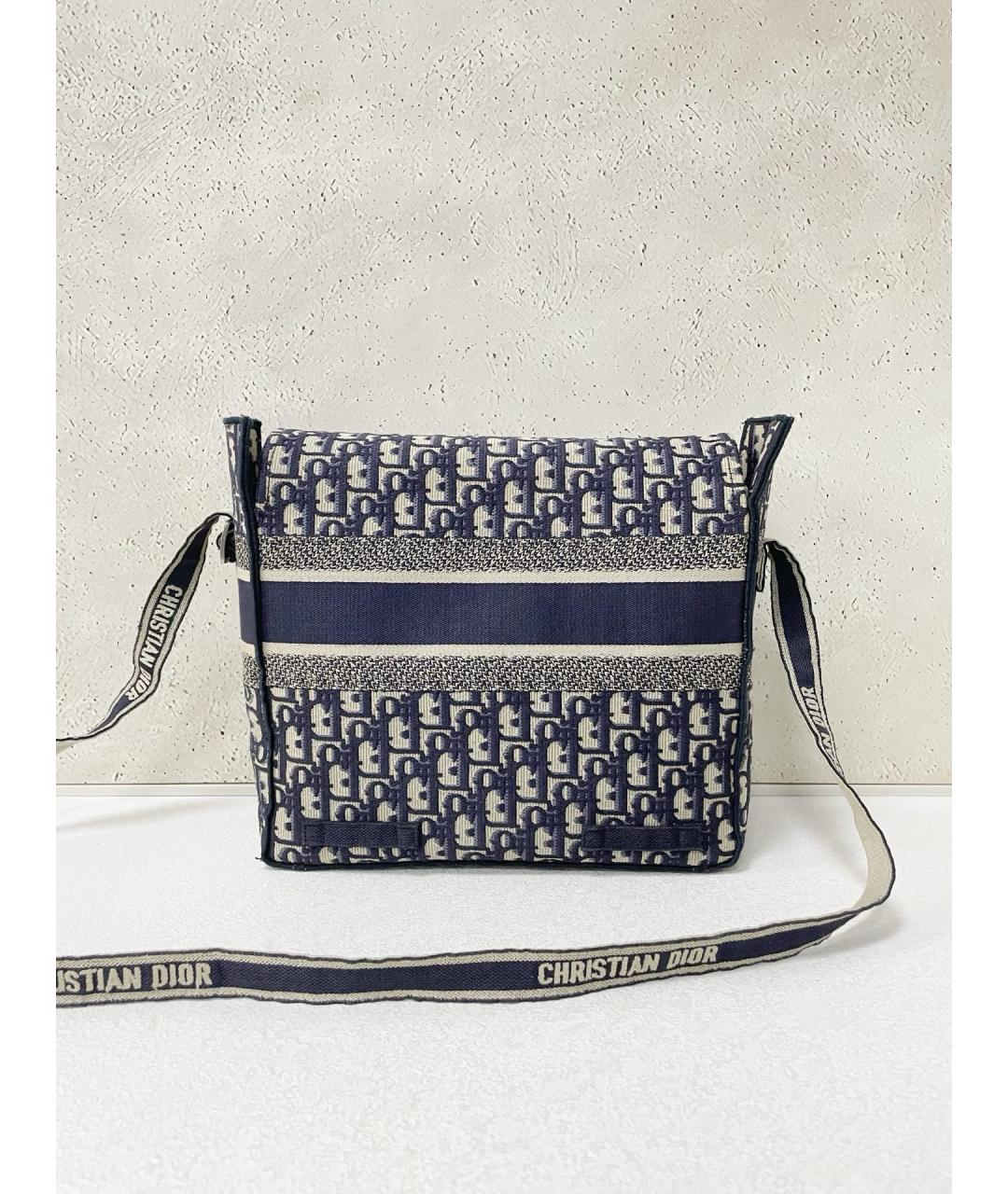 CHRISTIAN DIOR Голубая сумка через плечо, фото 3
