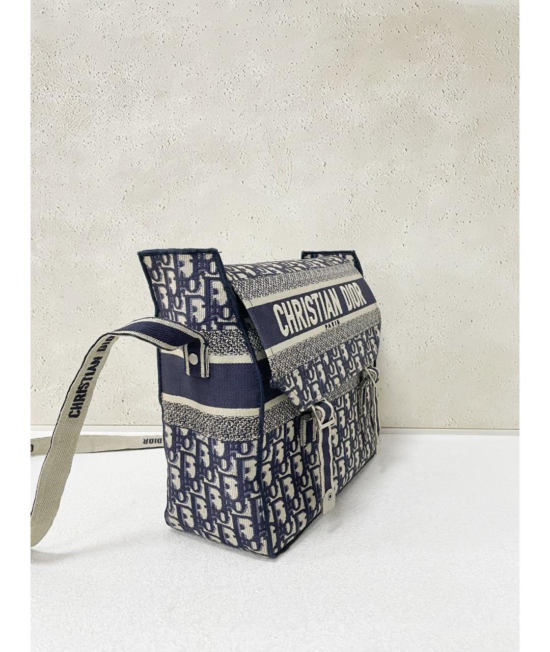 CHRISTIAN DIOR Голубая сумка через плечо, фото 4