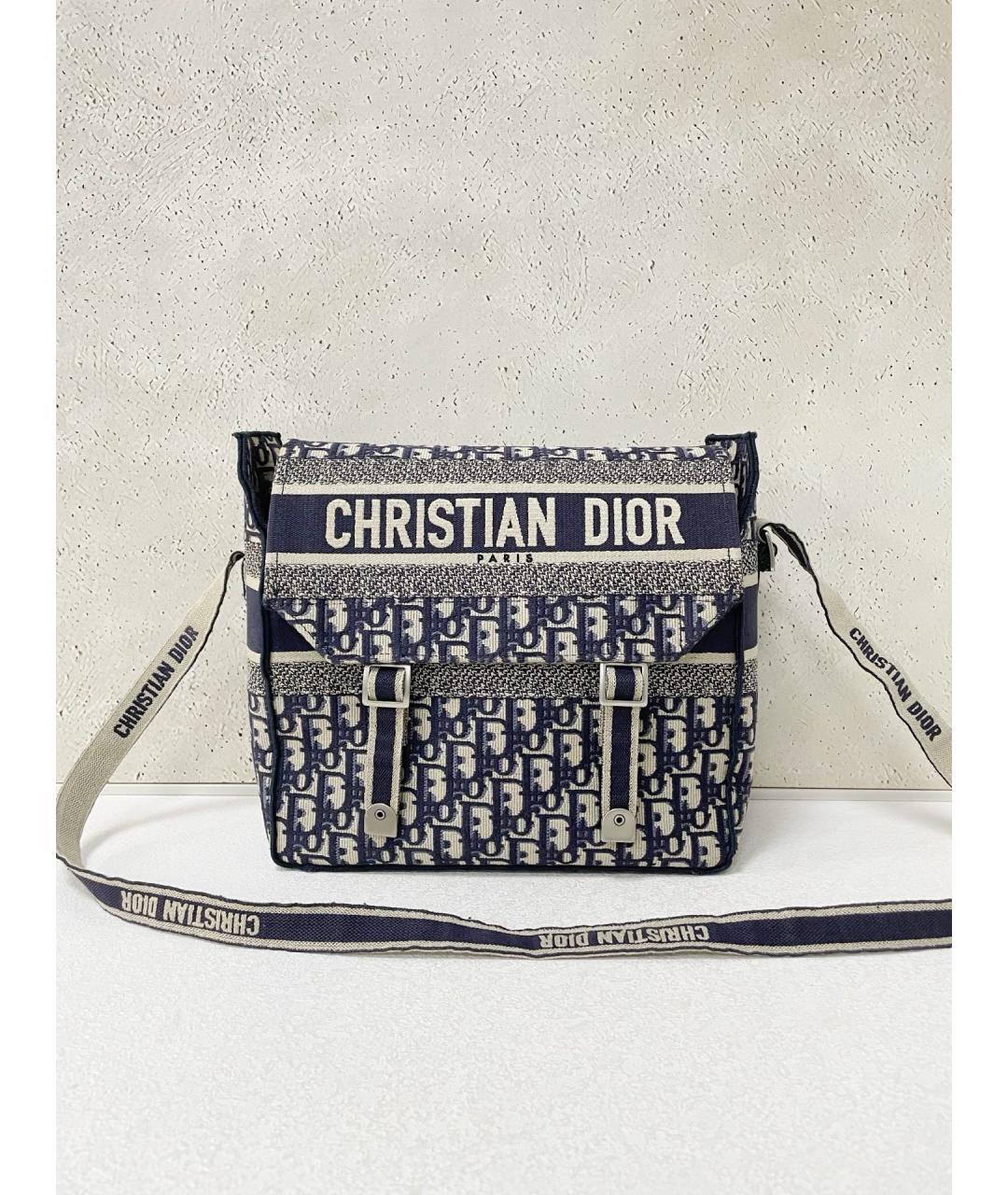 CHRISTIAN DIOR Голубая сумка через плечо, фото 2