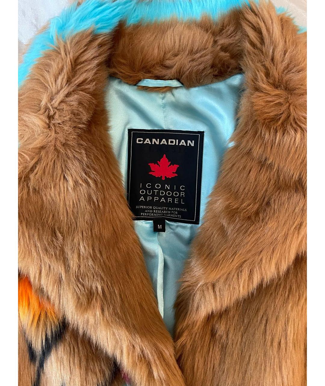 CANADIAN Коричневая меховая шуба, фото 3