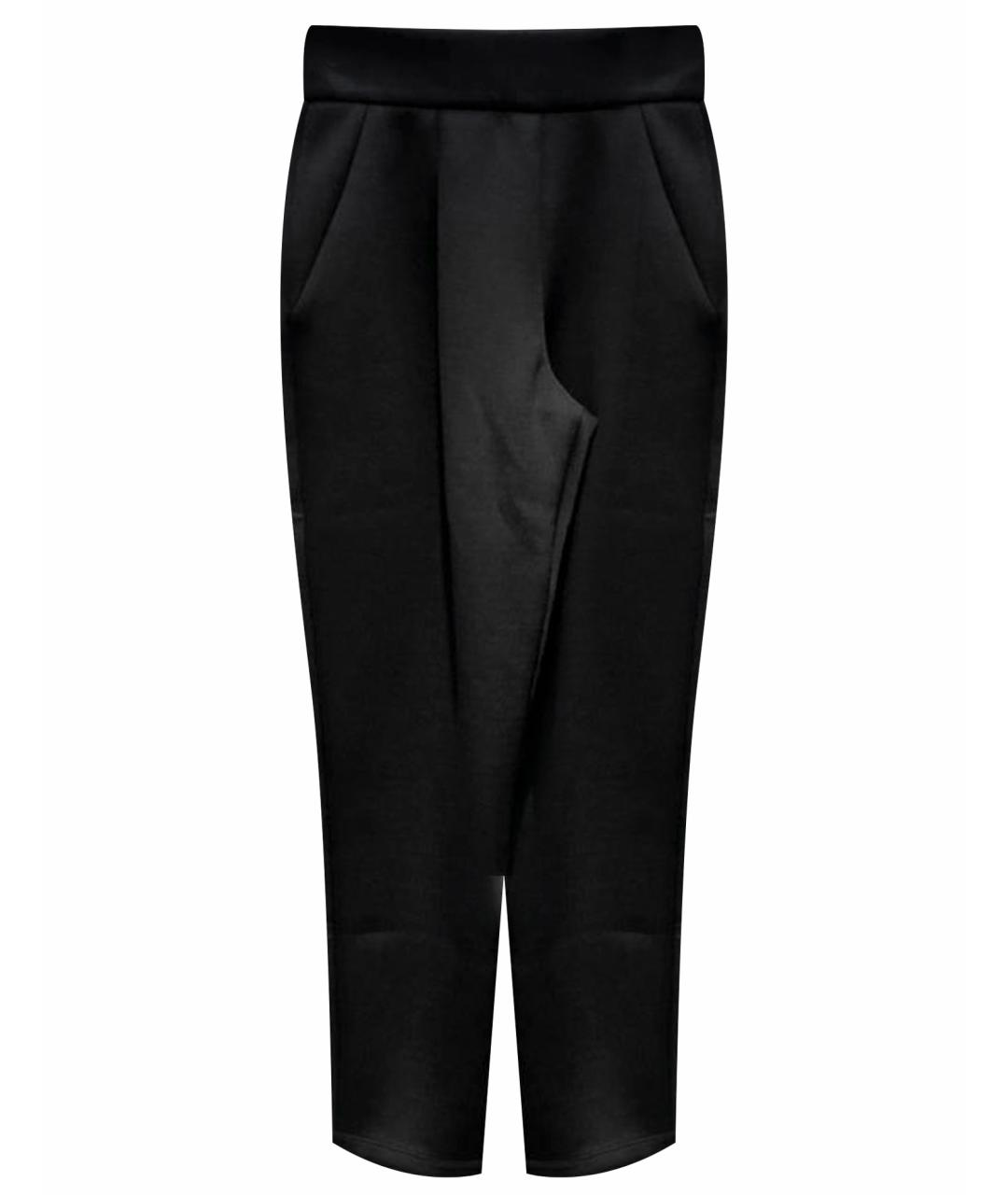 MONCLER Черные прямые брюки, фото 1