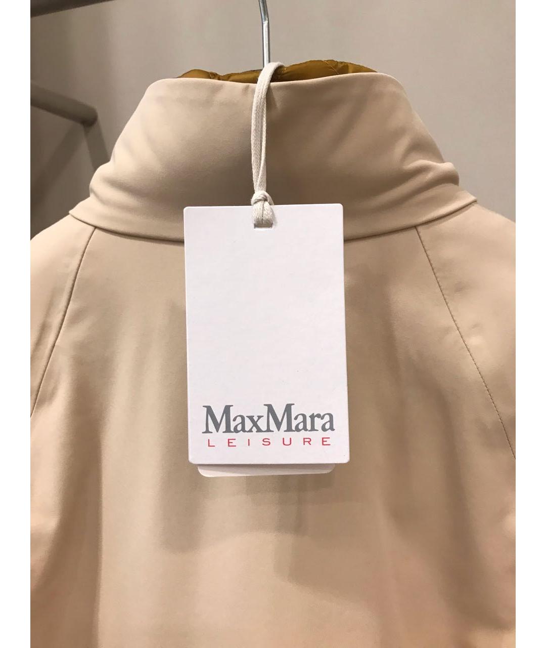 MAX MARA Бежевая полиамидовая куртка, фото 3