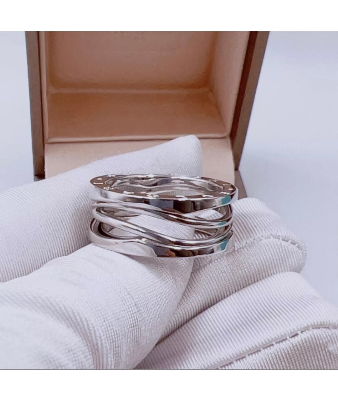 BVLGARI Серебряное кольцо из белого золота, фото 7