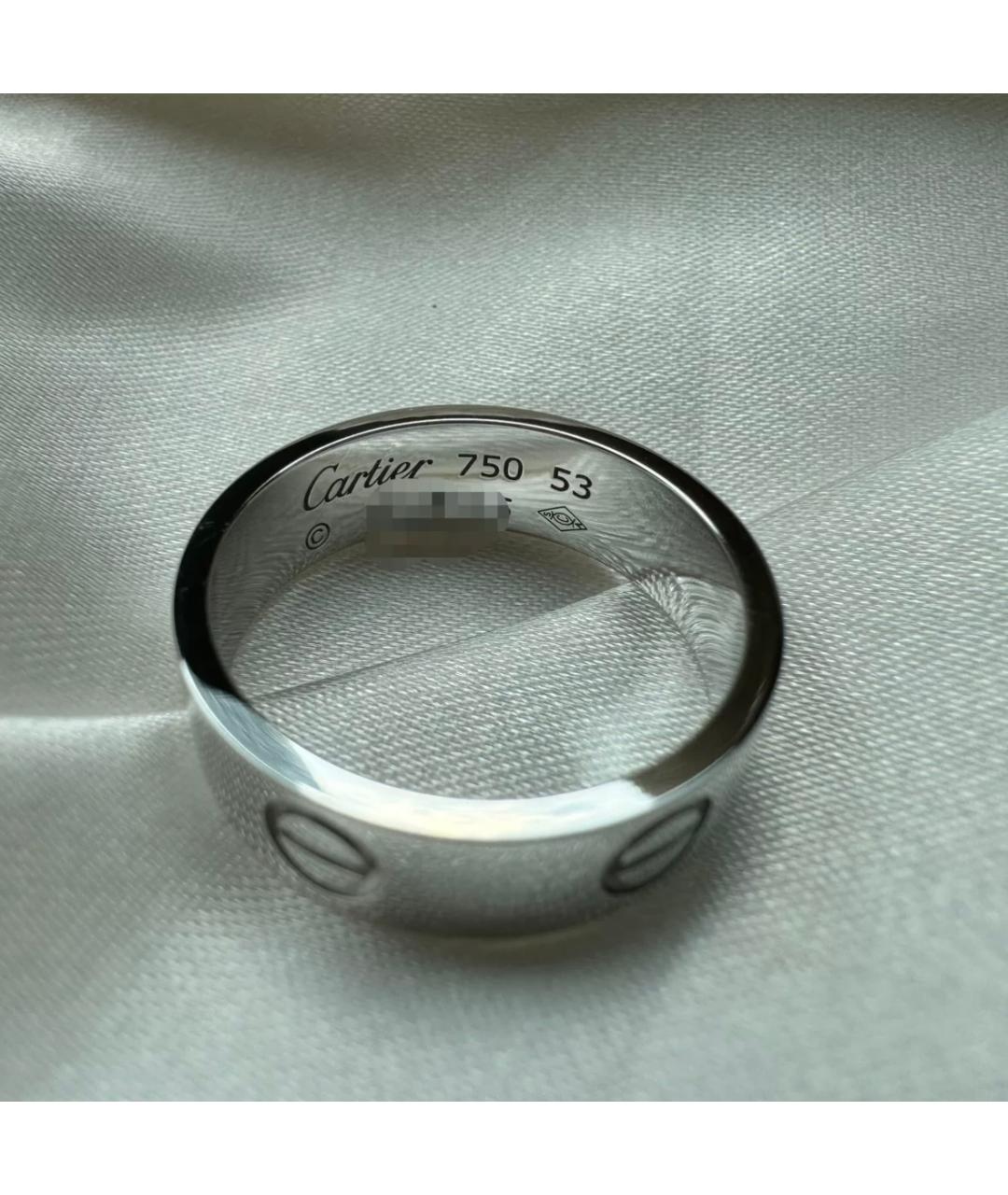 CARTIER Серебряное кольцо из белого золота, фото 4