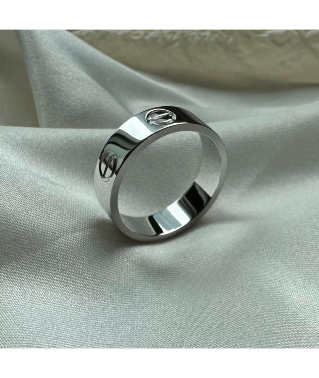 CARTIER Серебряное кольцо из белого золота, фото 5