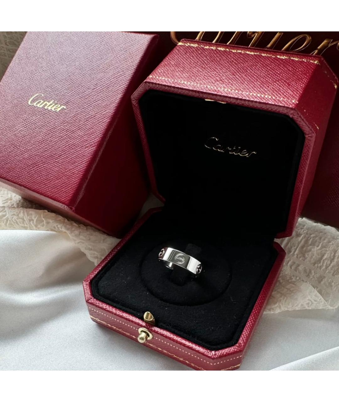 CARTIER Серебряное кольцо из белого золота, фото 2