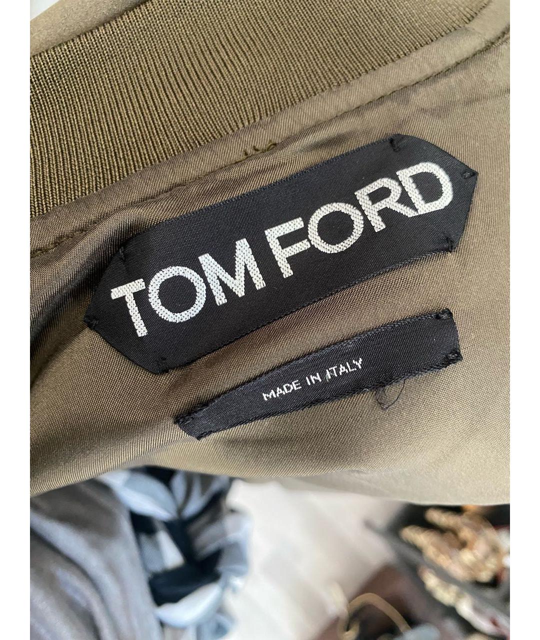 TOM FORD Хаки куртка, фото 3