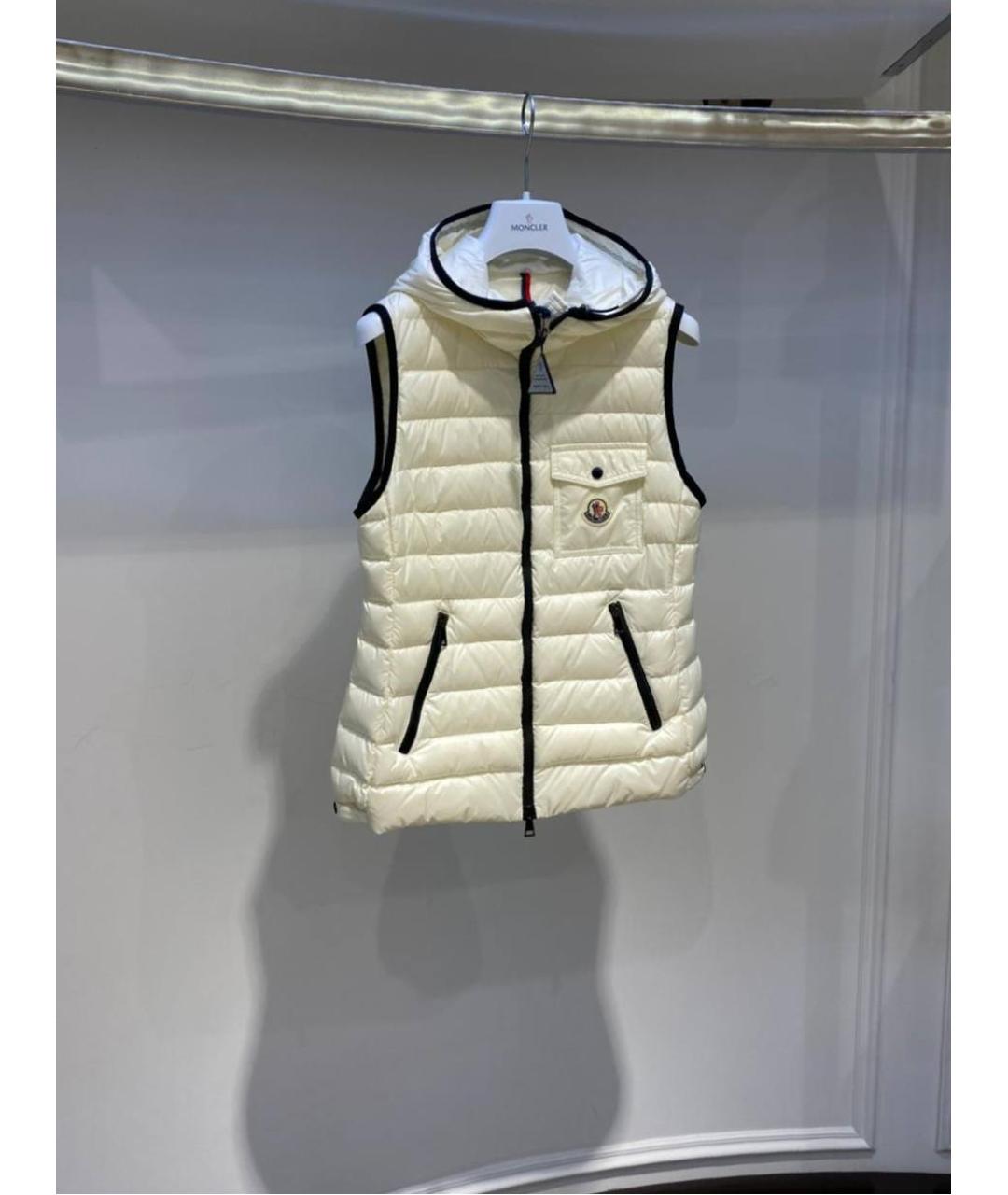 MONCLER Бежевый жилет, фото 3