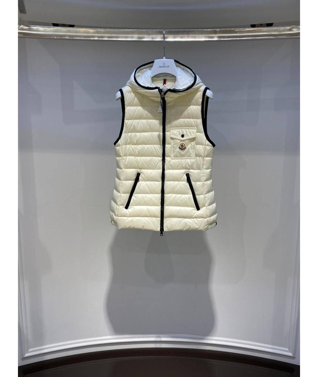 MONCLER Бежевый жилет, фото 4