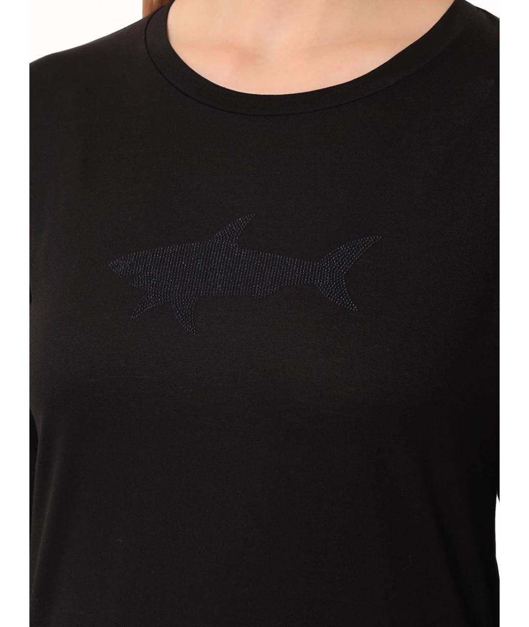 PAUL & SHARK Черная футболка, фото 5