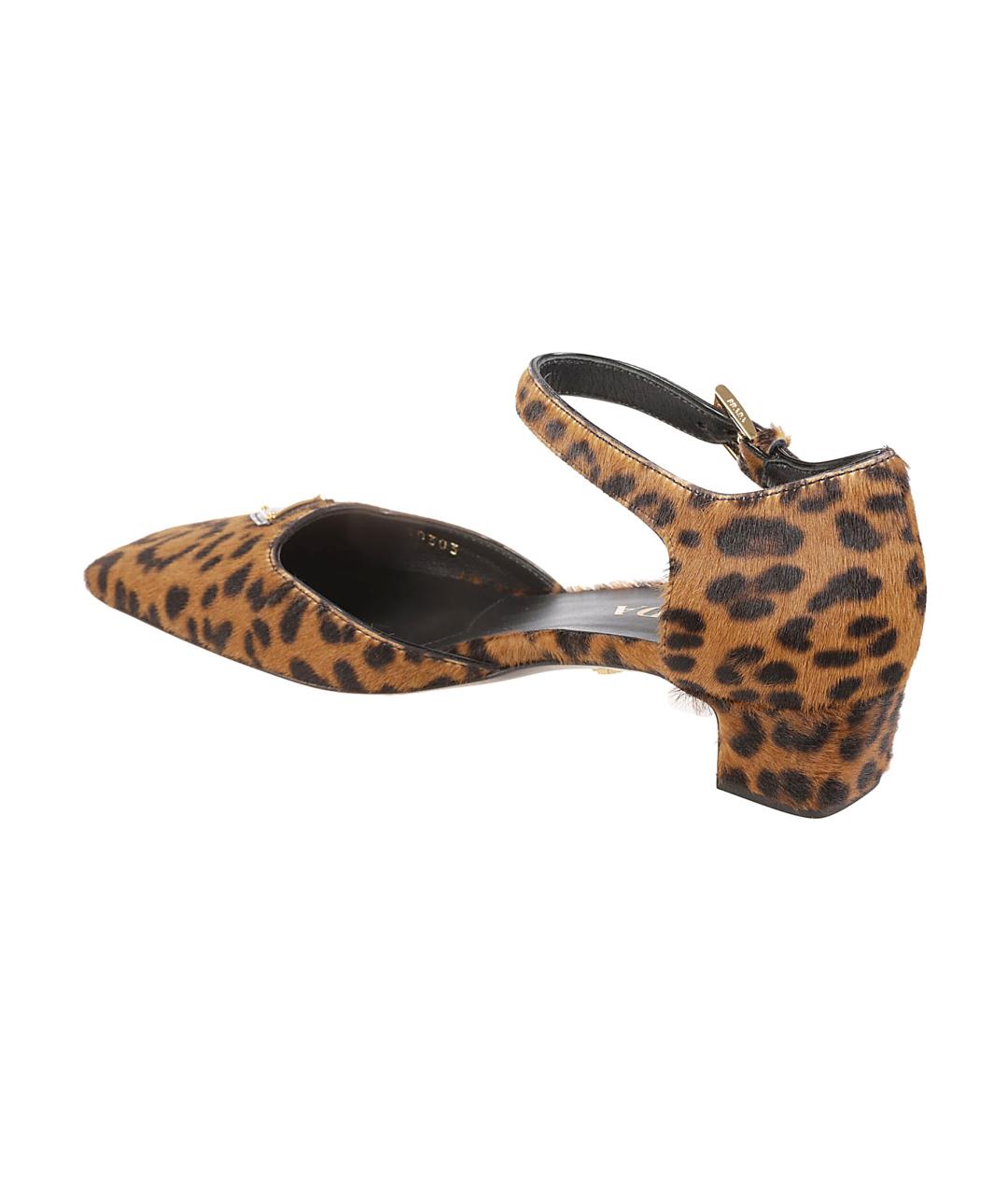 PRADA Мульти кожаные туфли, фото 3