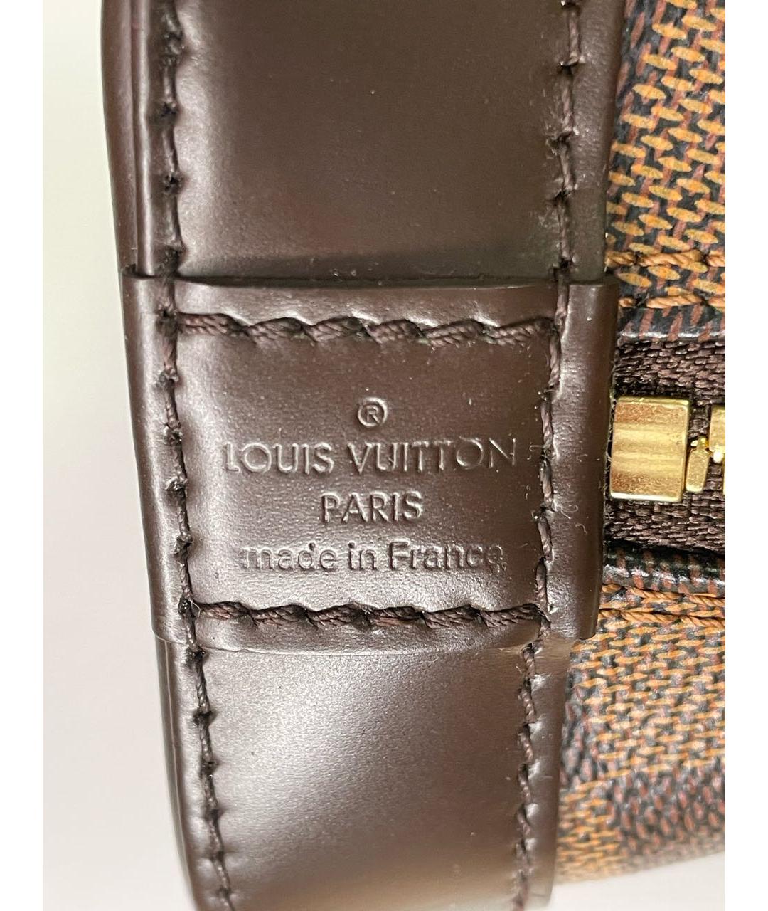 LOUIS VUITTON Коричневая сумка с короткими ручками, фото 6