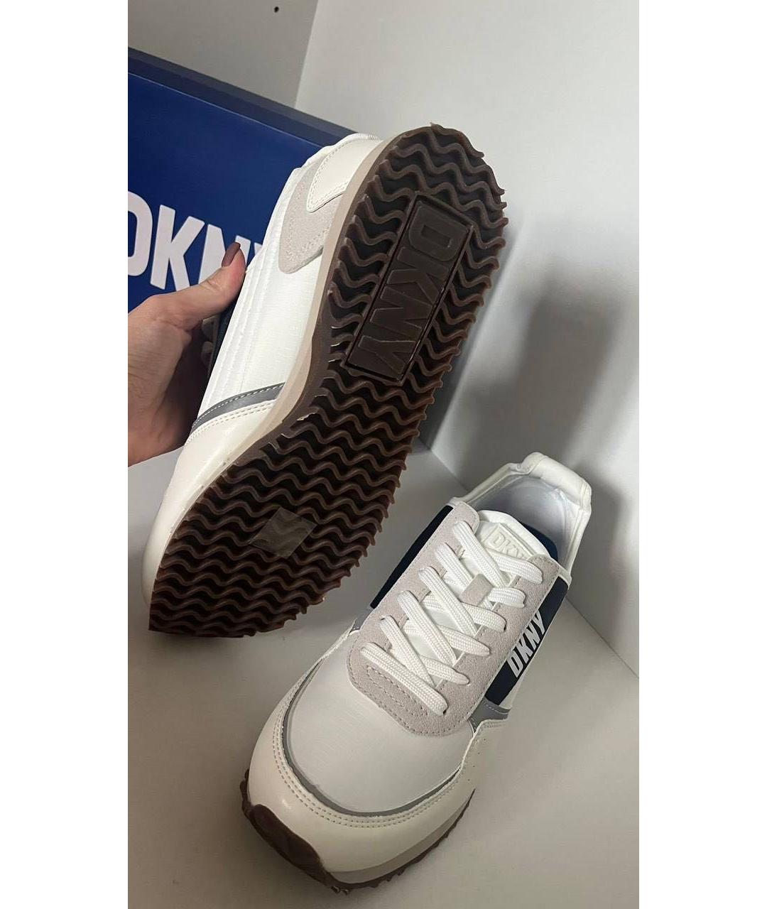 DKNY Бежевые низкие кроссовки / кеды, фото 6