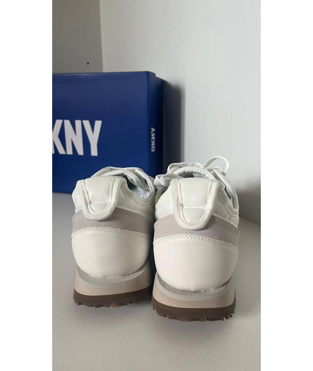 DKNY Бежевые низкие кроссовки / кеды, фото 4