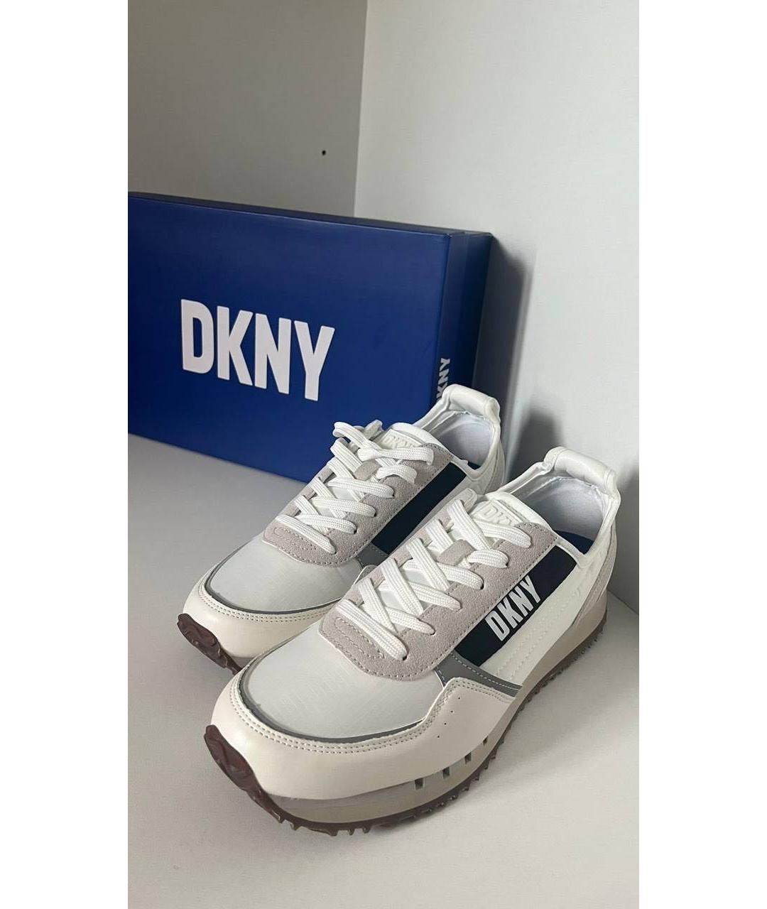DKNY Бежевые низкие кроссовки / кеды, фото 2