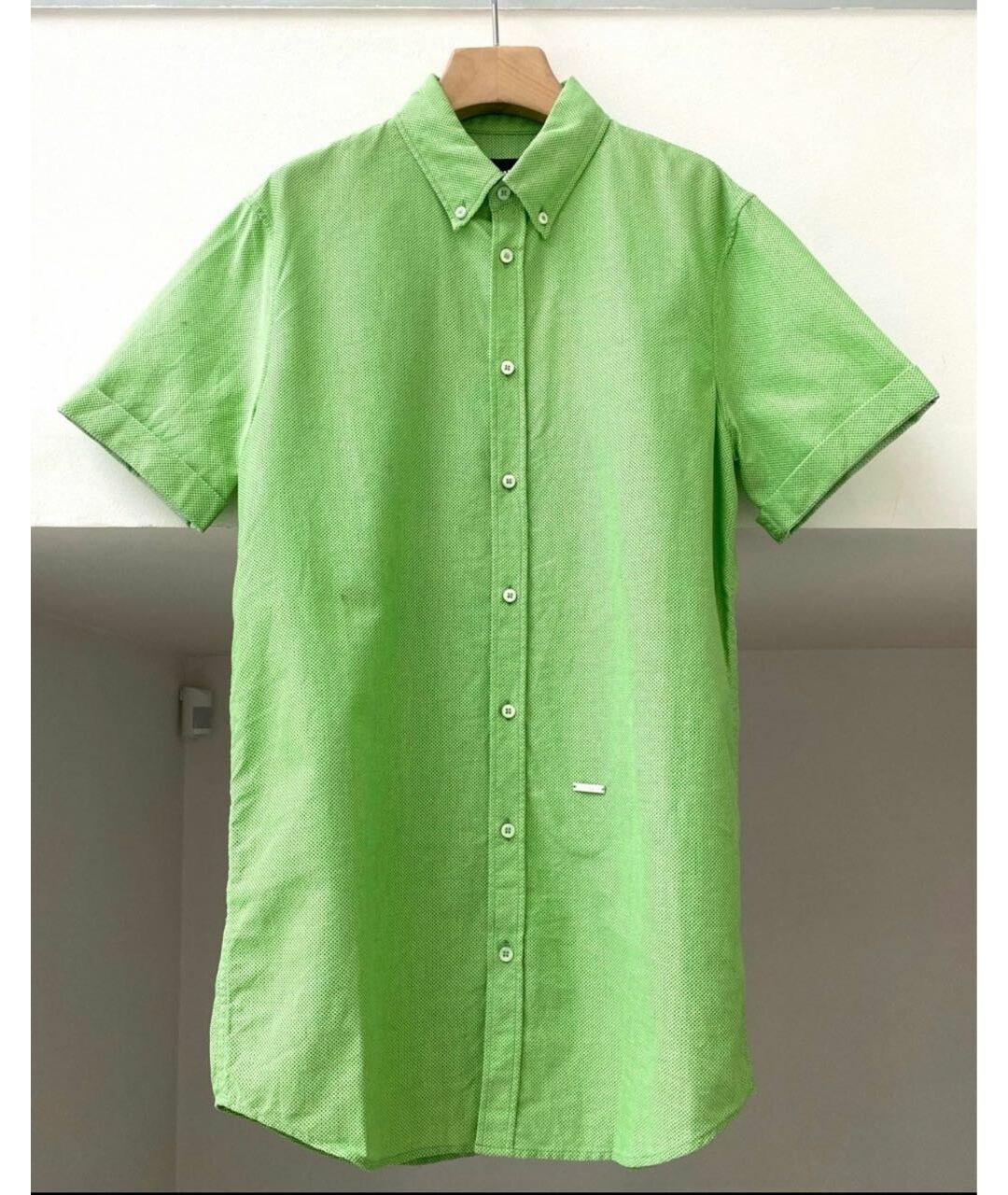 DSQUARED2 Зеленая хлопковая кэжуал рубашка, фото 7