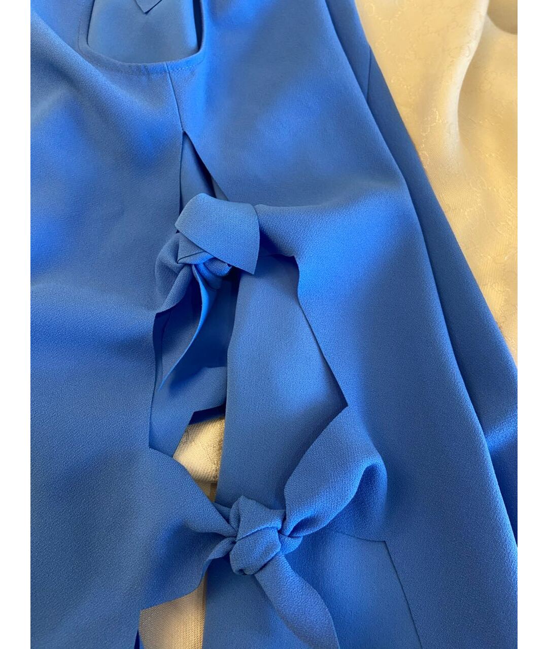 PINKO Голубая полиэстеровая рубашка, фото 6