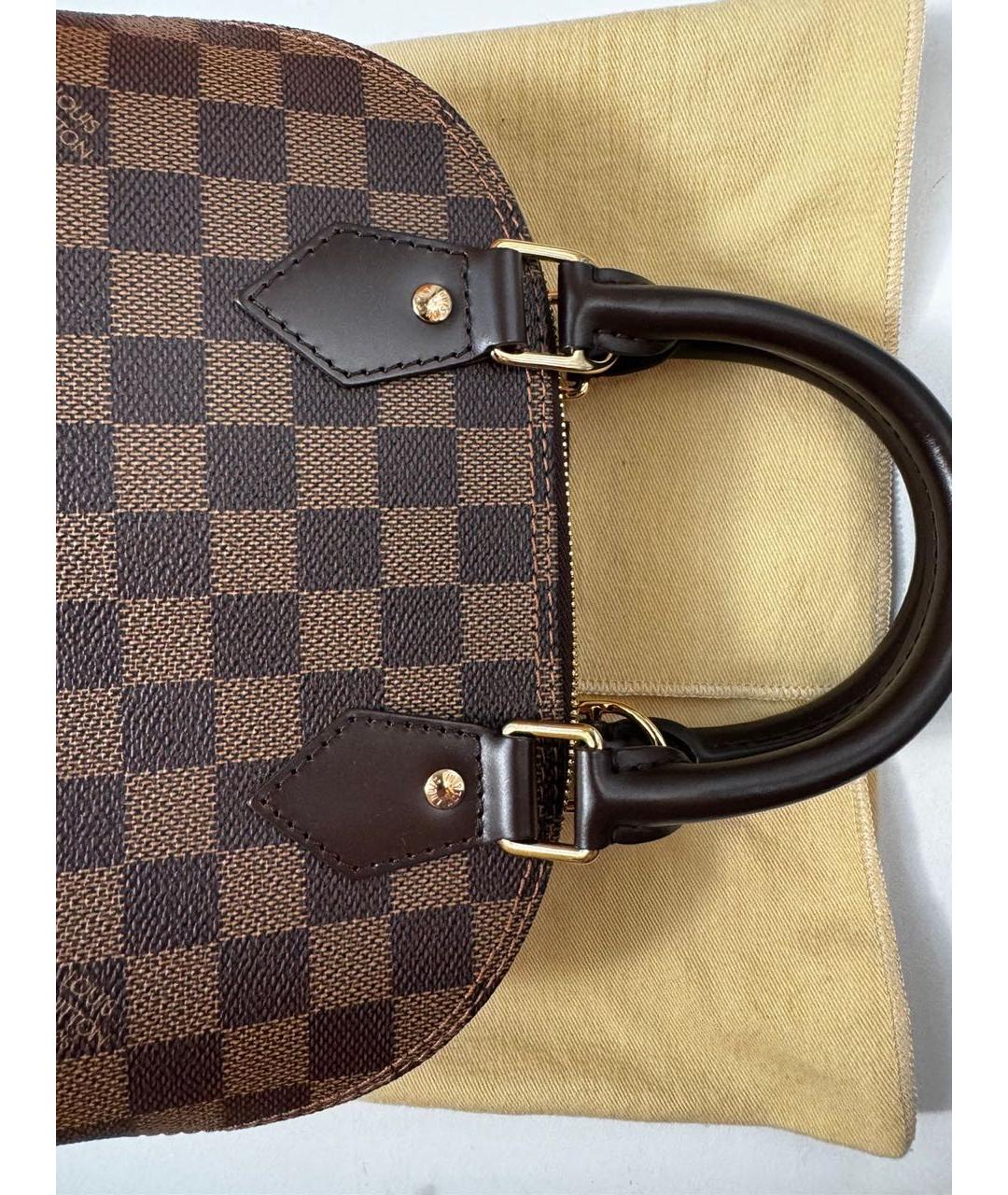 LOUIS VUITTON Коричневая сумка с короткими ручками, фото 2