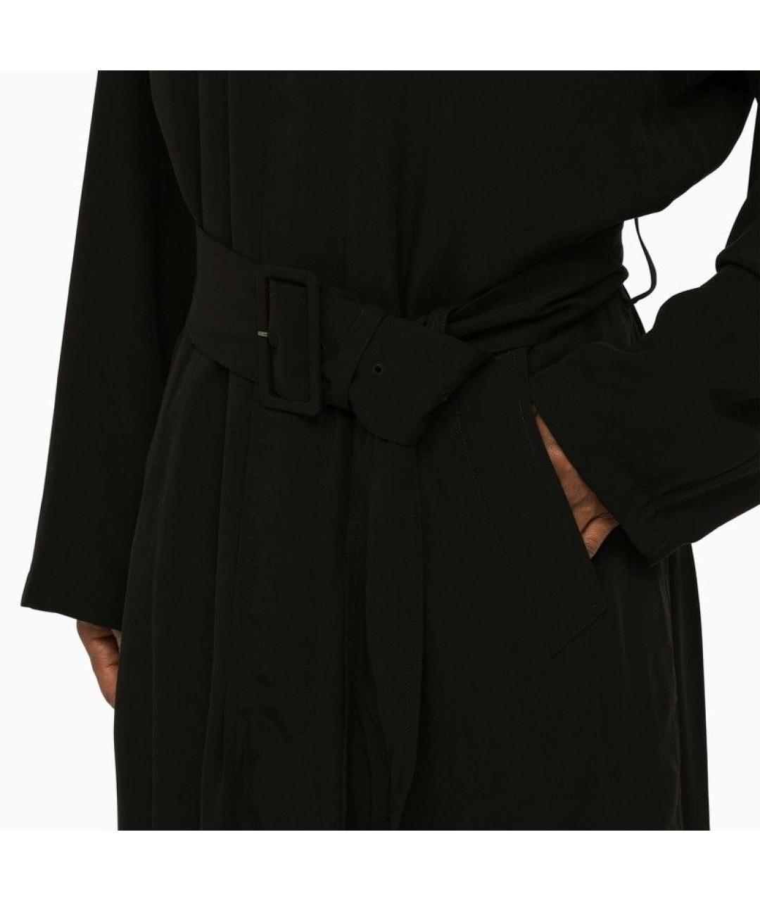 BALENCIAGA Черное пальто, фото 4