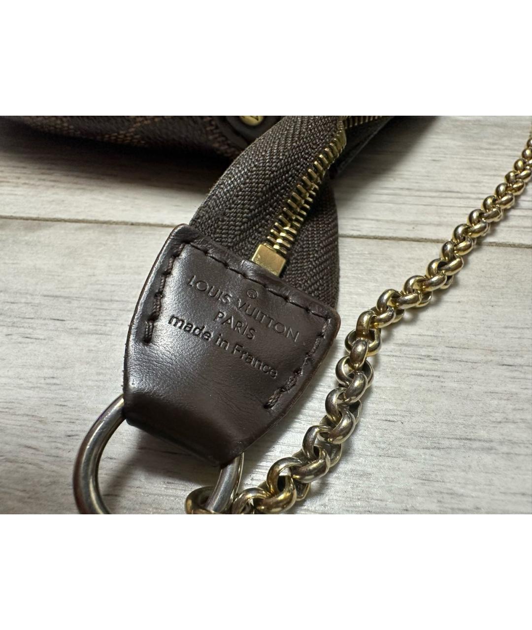 LOUIS VUITTON Коричневая сумка через плечо, фото 4