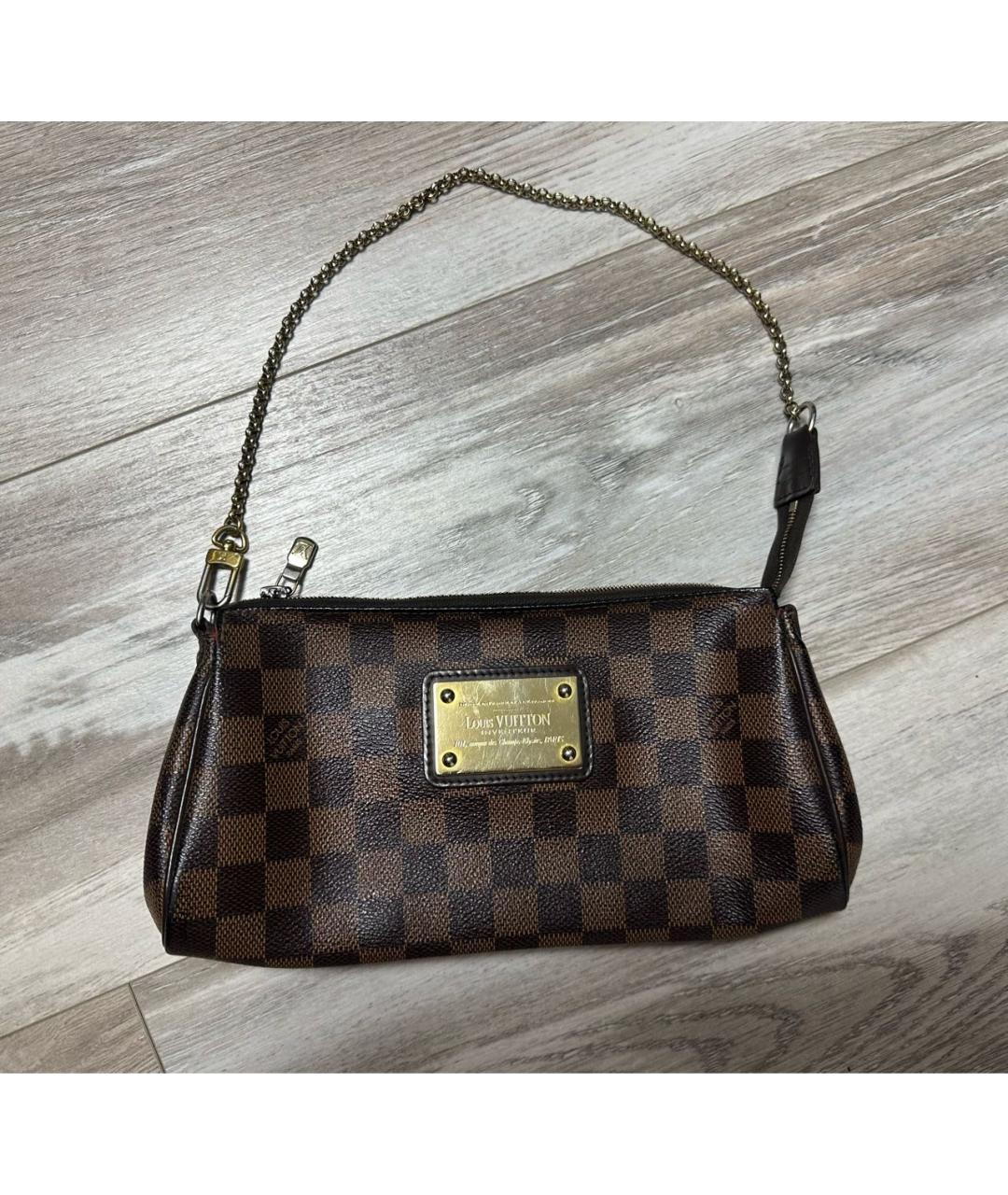 LOUIS VUITTON Коричневая сумка через плечо, фото 7