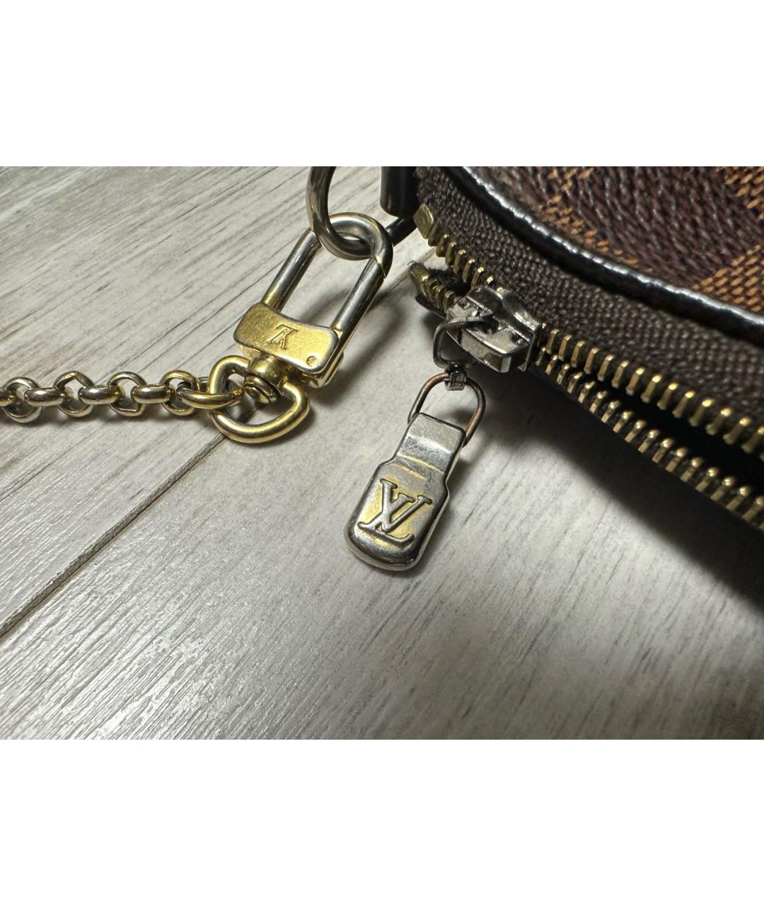 LOUIS VUITTON Коричневая сумка через плечо, фото 6