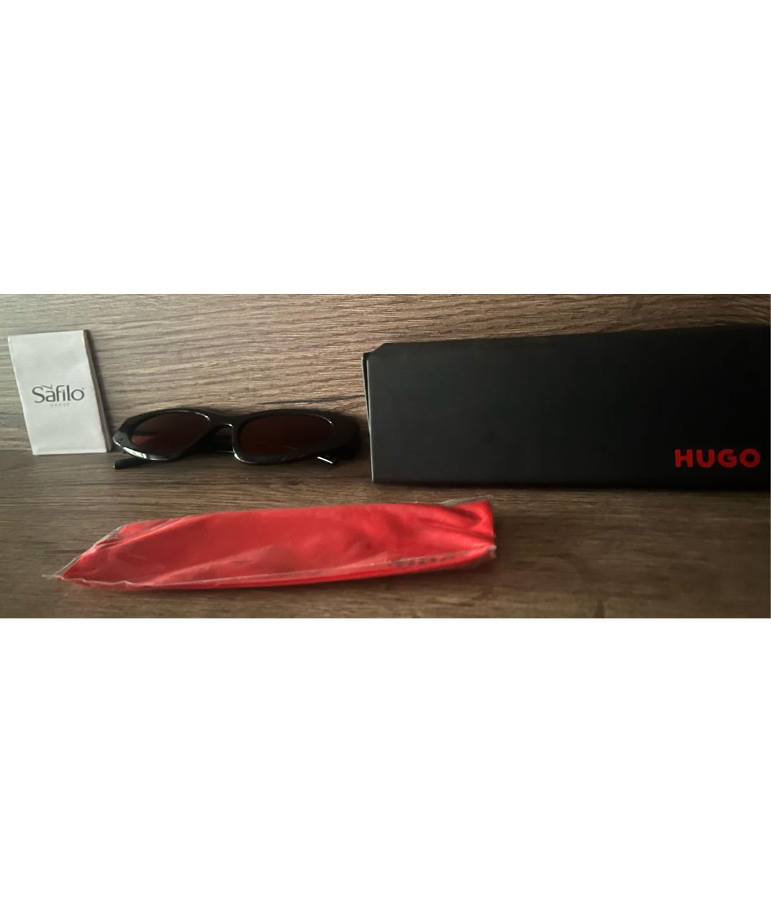 HUGO BOSS Черные солнцезащитные очки, фото 4