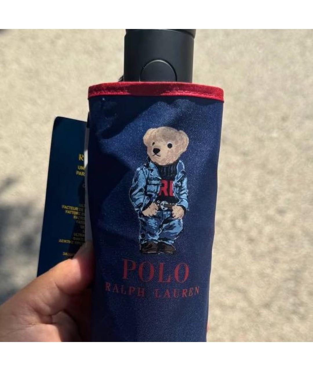 POLO RALPH LAUREN Темно-синий зонт, фото 4