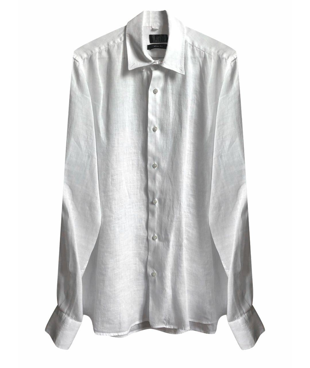 PAL ZILERI Белая льняная кэжуал рубашка, фото 1