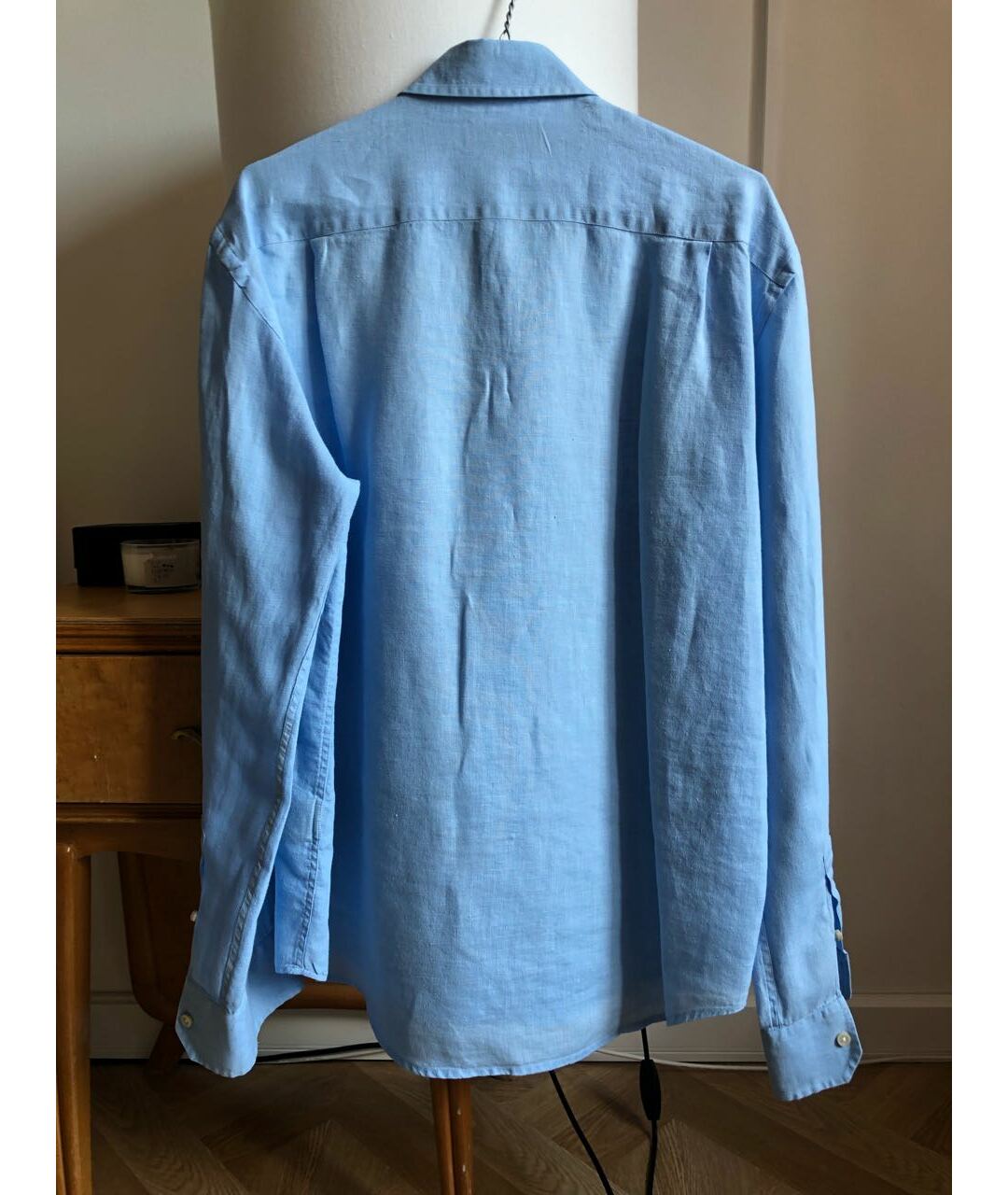 VILEBREQUIN Голубая льняная кэжуал рубашка, фото 2