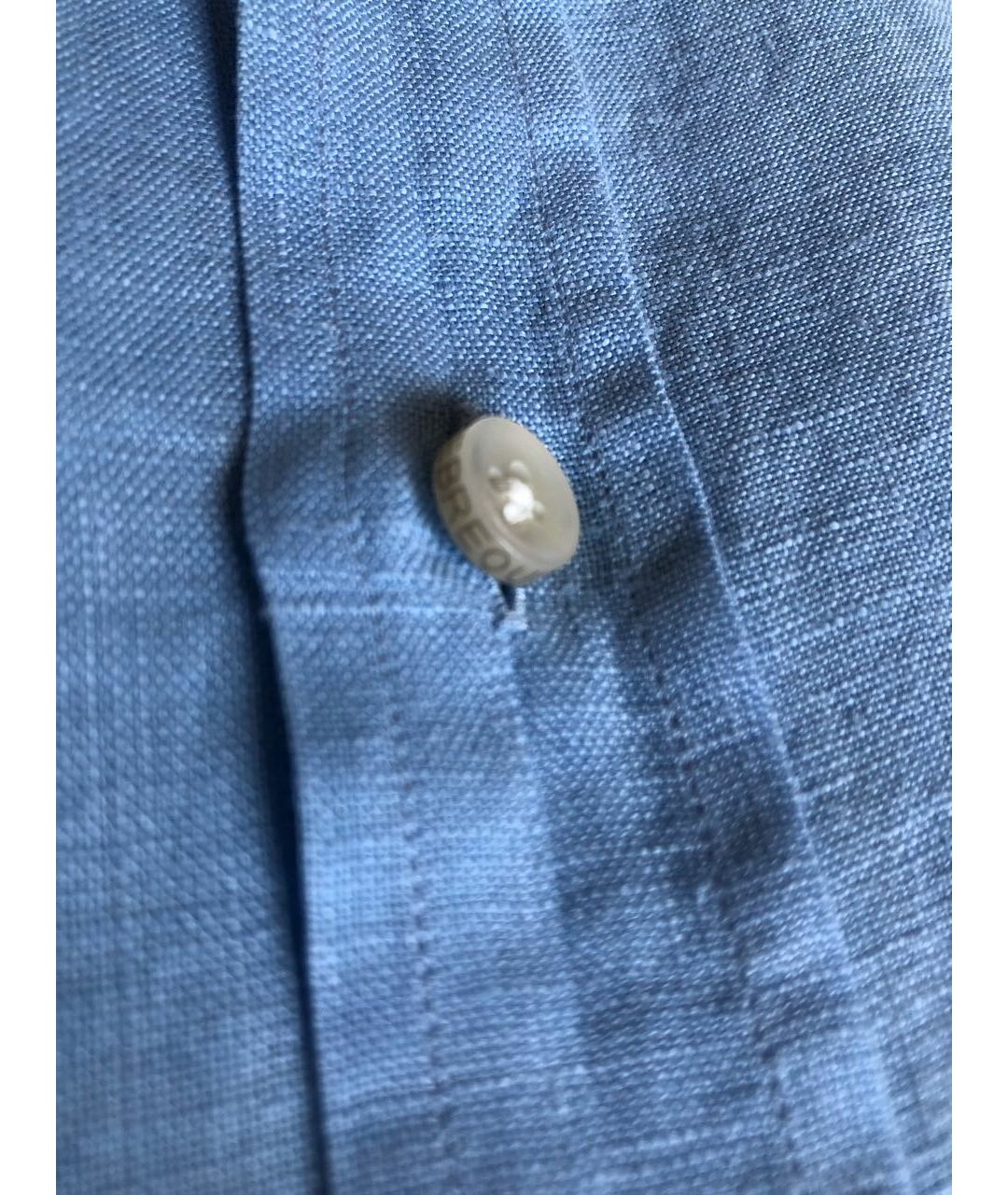 VILEBREQUIN Голубая льняная кэжуал рубашка, фото 5