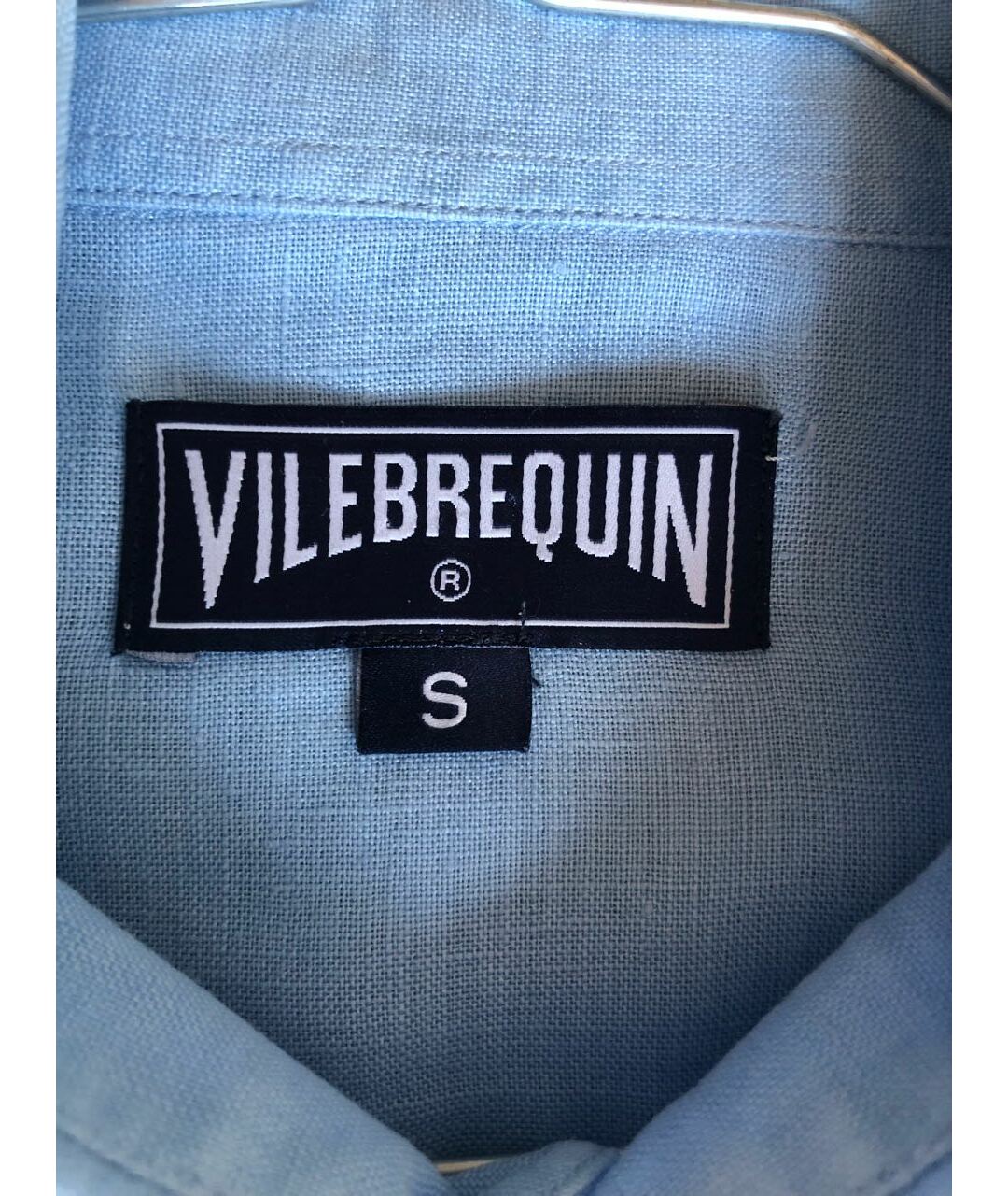 VILEBREQUIN Голубая льняная кэжуал рубашка, фото 4