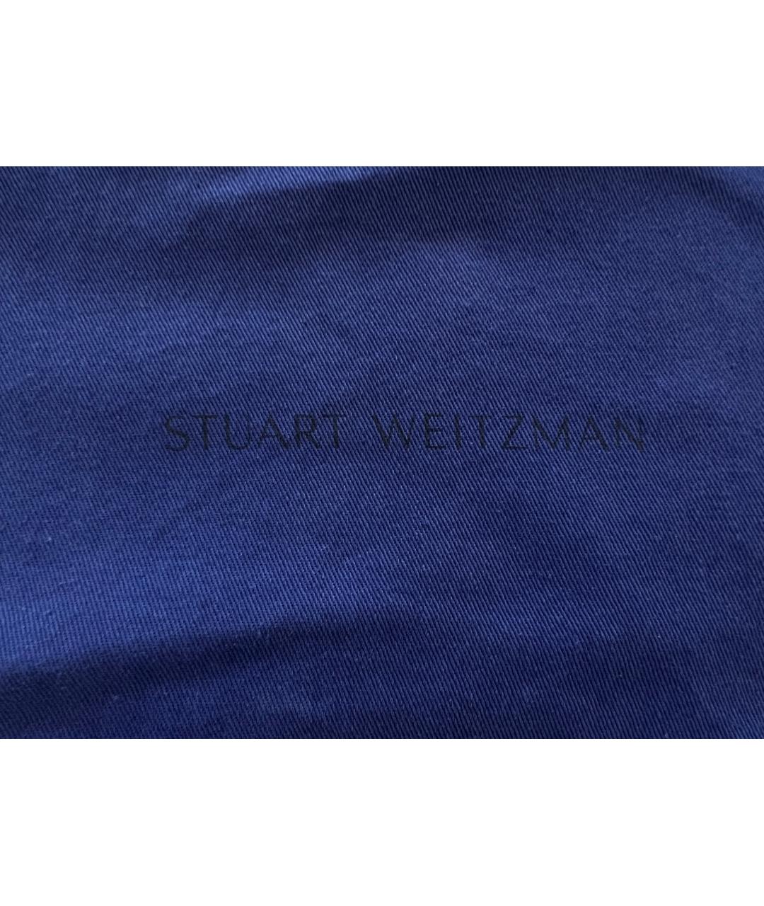 STUART WEITZMAN Черные кожаные ботфорты, фото 6